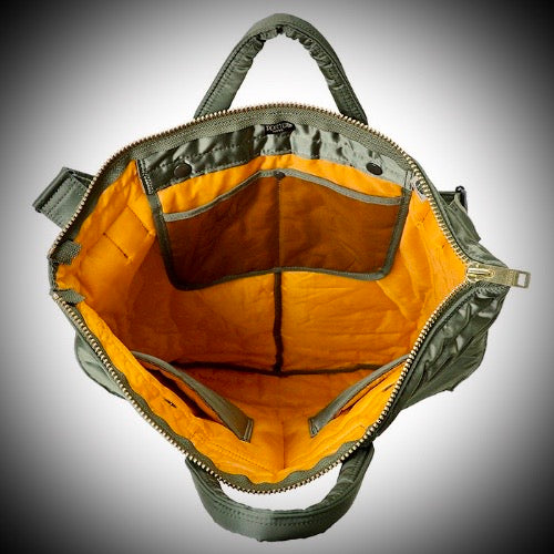 Porter Yoshida Tanker 2-Way Helmet Bag - Sage Green