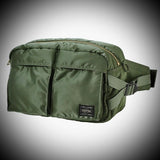 PORTER YOSHIDA & CO: "TANKER" WAISTBAG  (SAGE GREEN)