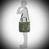 PORTER YOSHIDA & CO: "TANKER" 2-WAY TOTE (SILVER)