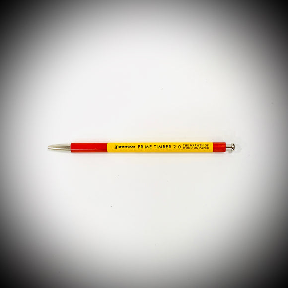 HIGHTIDE STATIONARY:PENCO PRIME TIMBER PENCIL (RED/YELLOW)