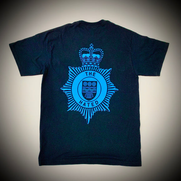 THE HATED SKATEBOARDS: BRITISH TRANSPORT POLICE TEE (BLACK) 